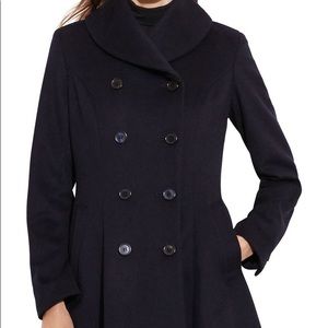 NWT Ralph Lauren Fit-and-Flare Military Coat